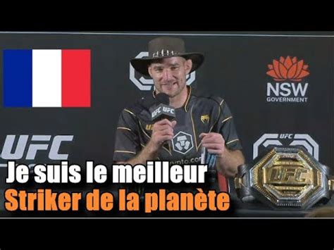 Sean Strickland réagit à sa victoire vs Israel Adesanya ufc 293