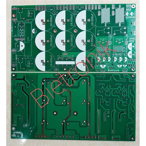 Jual Pcb Psu Elco Class Ab Softstart Protektor Dauble Layer Shopee