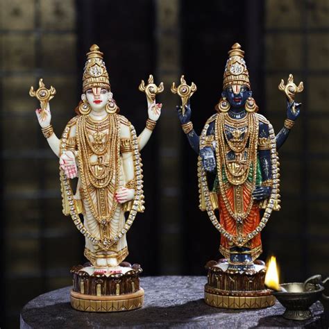 Tirupati Balaji Statueshree Venkateswara Tirupati Balaji Etsy Uk In