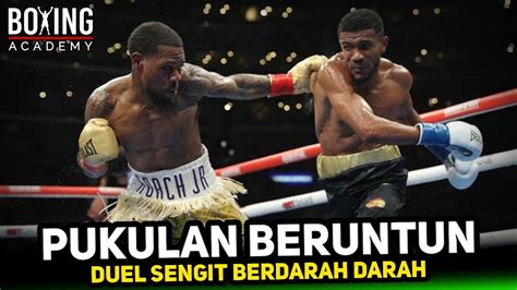 Hasil Tinju Dunia Pukulan Beruntun Lamont Roach Vs Angel Rodriguez