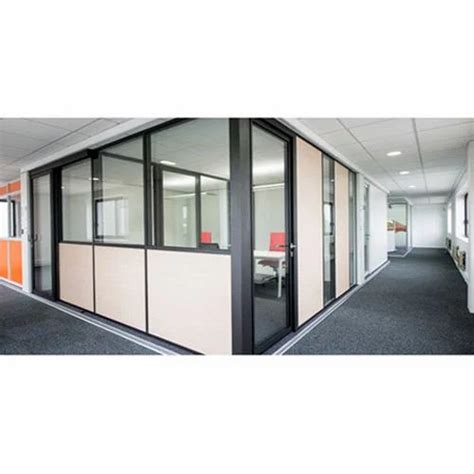 Aluminium Wall Partition At Rs 180 Square Feet Aluminium Partition In Noida Id 13392950273