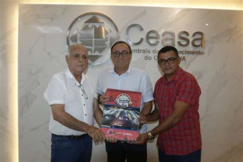 Presidente Da Ceasa Ce Recebe Prefeito De Maracana Centrais De