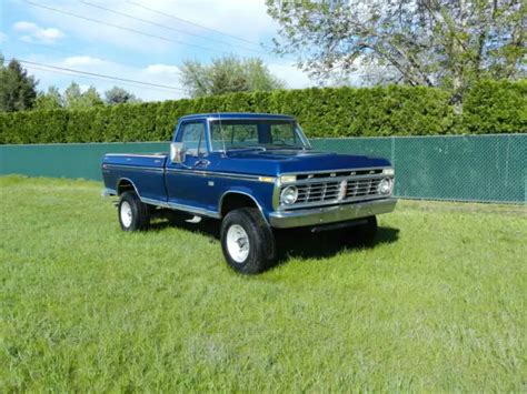 1975 Ford F 250 Ranger Xlt 4x4 Highboy Rare Classic Trucks Take A Look