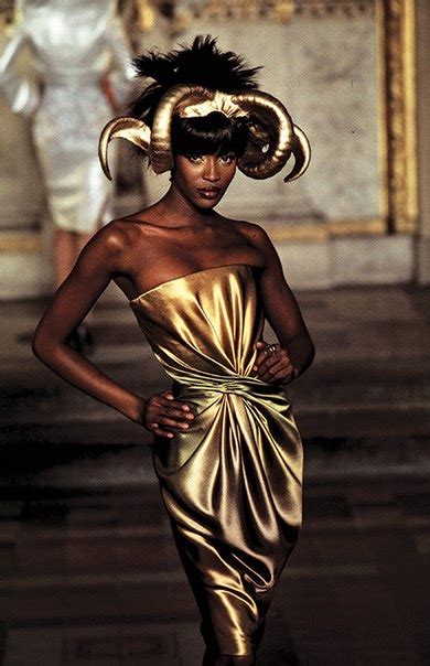 Naomi Campbell In Alexander Mcqueen For Givenchy