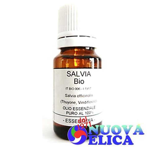 Olio Essenziale Salvia Bio Emporio Nuova Elica