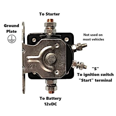 How Does A 12 Volt Starter Solenoid Work Wiring Work