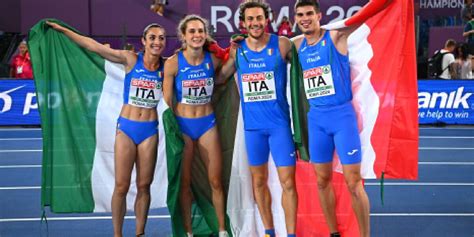 Europei Di Atletica 2024 Argento Dell Italia Nella 4x400 Mista