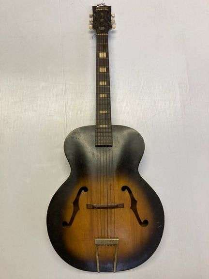 Vintage Harmony Master Archtop Acoustic Guitar Delaware Auction Center