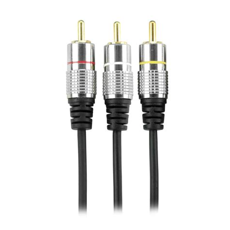 Cabo Rca Metros Plug Met Lico Eletro Parts