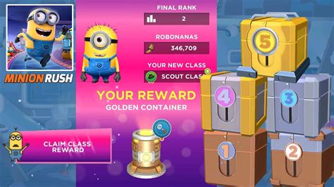 Minion Rush Claim Class Reward Classes Update Top Bananas Room Gameplay