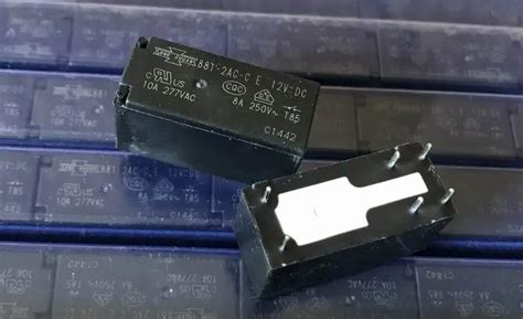 New 881 2AC CE 12VDC (115F 2A 12V 10A) Relay 6pins|Relays| - AliExpress