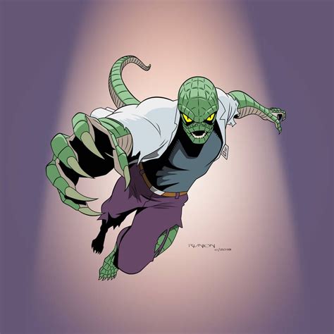 The Lizard Dr Curt Connors By Arunion On Deviantart Spiderman Art