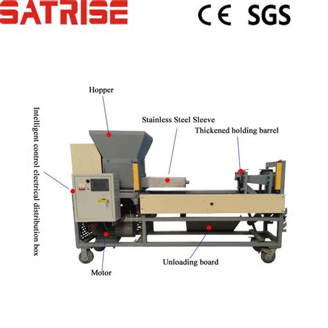 Satrise Semi Automatic Mushroom Compost Bagging Machine China