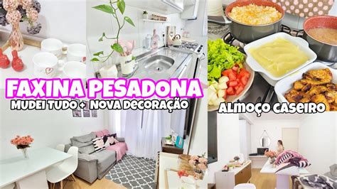 Faxina Completa Pesadona Decora O Nova Na Sala Almo O Caseiro