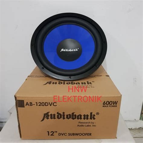 Jual Subwoofer Speaker Audiobank Audio Bank 12 Inch Ab120dvc Ab 120 Dvc