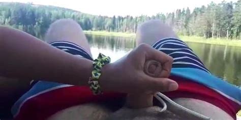 Real Couple Sex And Creampie Outside Cabin In The Woods OUTDOOR SEX Tnaflix