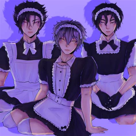 ༘boonooniee˚ On Twitter Cute Anime Guys Maid Outfit Anime Haikyuu