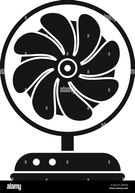 Icono Del Ventilador De Refrigeraci N Simple Ilustraci N De Ventilador