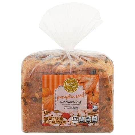 Save On Limited Time Originals Pumpkin Seed With Cranberry Sliced Bread Order Online Delivery