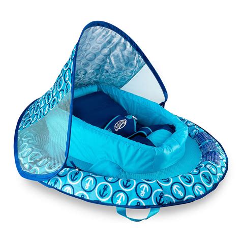 Swimways Infant Baby Spring Float Canopy - Blue | Kids Floats & Pools | Pool Supplies