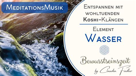 Meditationsmusik Koshi Element Wasser 432 Hz Entspannung