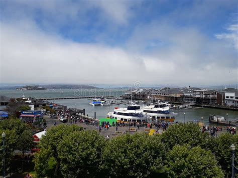 View Over San Francisco Bay Editorial Stock Image - Image of water ...