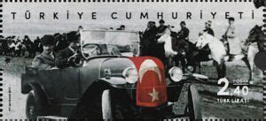 Stamp Mustafa Kemal S Arrival In Ankara T Rkiye Turkey