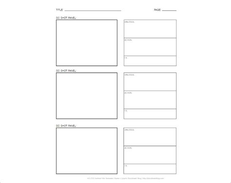 21 Free Storyboard Templates Word Excel Formats