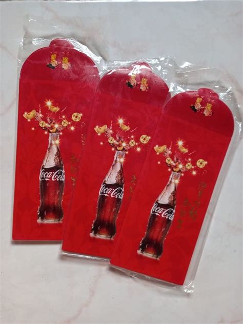 Coca Cola Blessings Cny Red Packet Hobbies And Toys Memorabilia