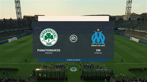 Panathinaikos Vs Olympique De Marseille Uefa Champions