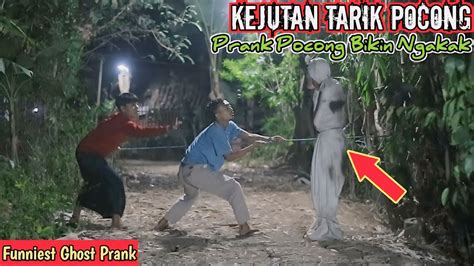 Kejutan Tarik Pocong Prank Pocong Bikin Ngakak Funniest Ghost