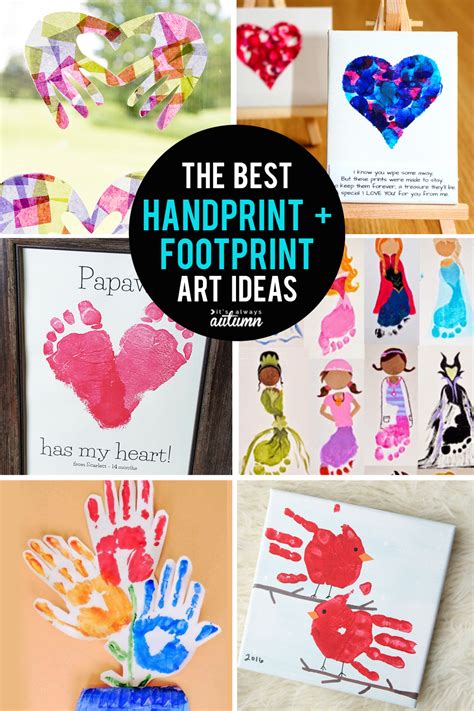 The Big List Of Handprint Art Ts Keepsakes Footprints Too It