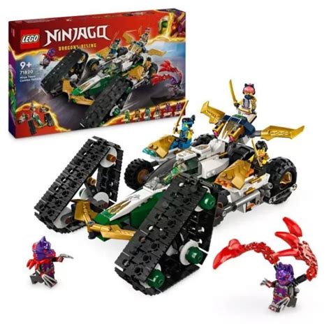 LEGO NINJAGO 71820 Le Vehicule Combine De L Equipe Des Ninjas Planeur