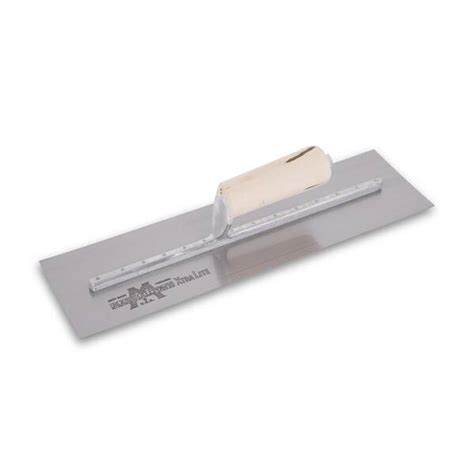 MARSHALLTOWN 16 In X 4 In Straight Wood Handle Finishing Trowel MX66