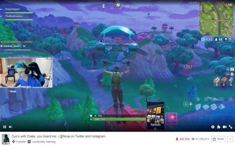 Ninja And Drake Duo On Fortnite Hits K Concurrent Views