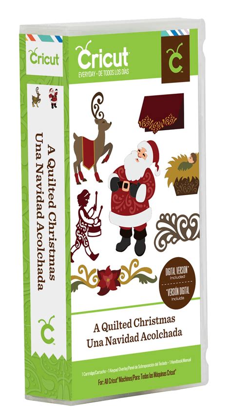 Cricut 2001189 A Quilted Christmas Cartridge Amazon Ca Home And Kitchen