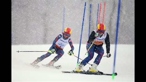 Women's slalom visually impaired (1st run) | Alpine skiing | Sochi 2014 ...