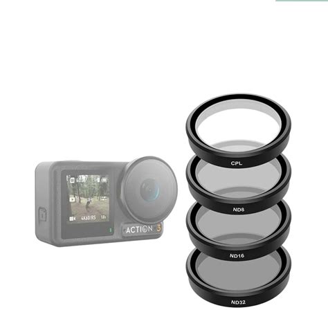 Buy Elfog Telesin Compatiable For Dji Action Cpl Nd Nd Nd Lens