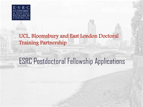 Esrc Postdoctoral Fellowship Applications Ppt Download