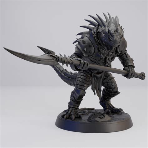 Hot Goblin Lizardman Of Falgor C On Base