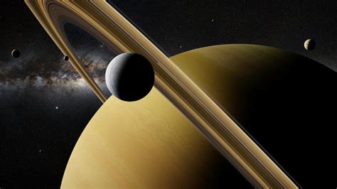 Saturn’s Mysterious Rings And Extreme Tilt Former Moon May Be Responsible