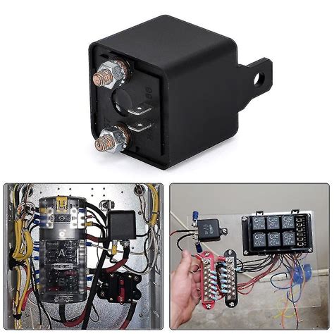 Car Relay Heavy Duty Split Charge Relay Switch 12v 24v Dc 200a 4 Pin