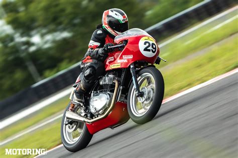 Royal Enfield Continental GT R650 Cup Bike Balancing Act Motoring World