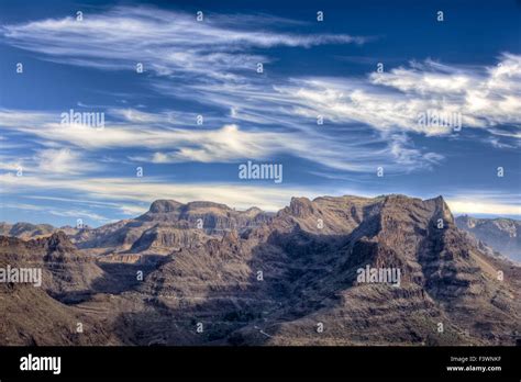 Mountains in Gran Canaria Stock Photo - Alamy