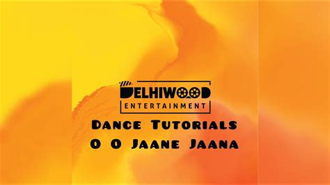 O O Jaane Jaana Dance Tutorial Youtube