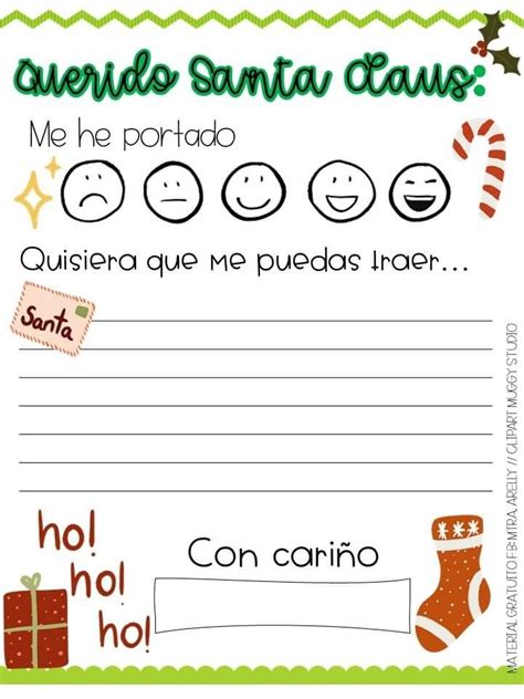 Carta Para Santa Artofit