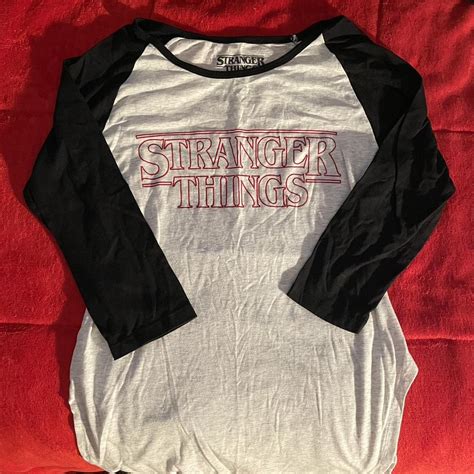 Hot Topic Stranger Things Raglan Tee Adult Depop