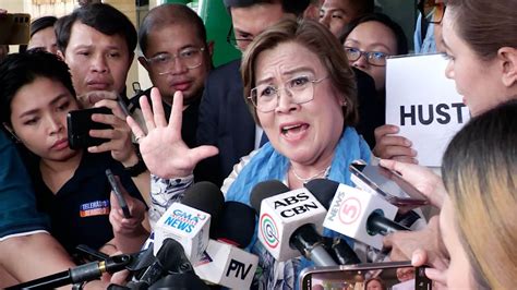 De Lima Hopes Dela Rosa Go Will Be Objective In Drug War Probe