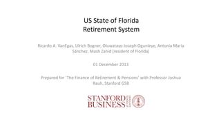 Florida Retirement System Project Ppt