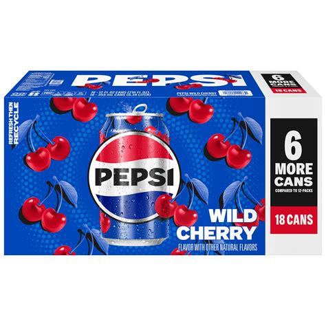 Pepsi Wild Cherry Flavor Smartlabel